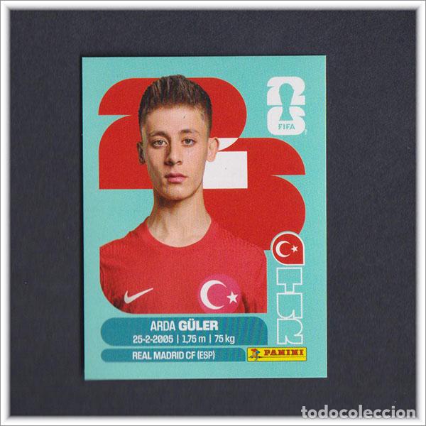 Cromos de Futebol: FIFA WORLD CUP 2026 26 MUNDIAL PANINI ARDA GULER TUR 14 TURQUIA COLECCI&Oacute;N ALBUM LIGA STICKER