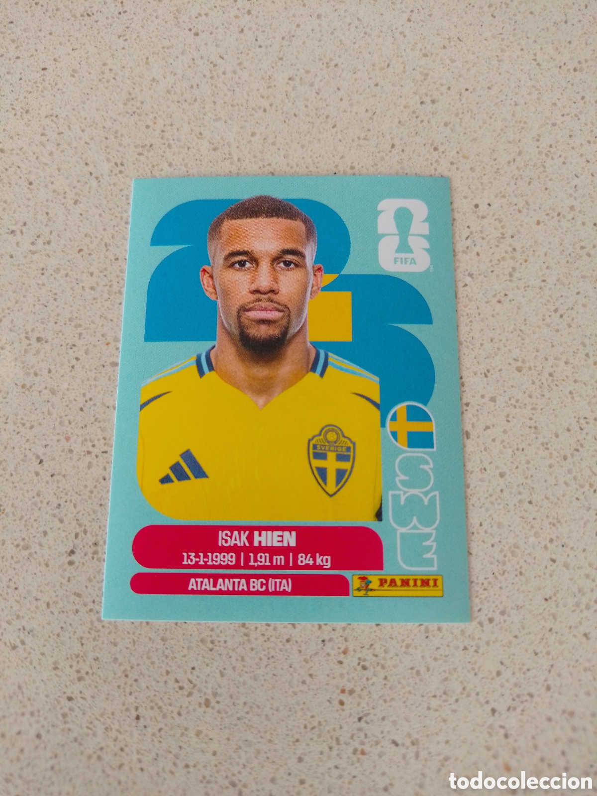 Cromos de Futebol: CROMO NUMERO 3 HIEN SUECIA. MUNDIAL 2026. PANINI.