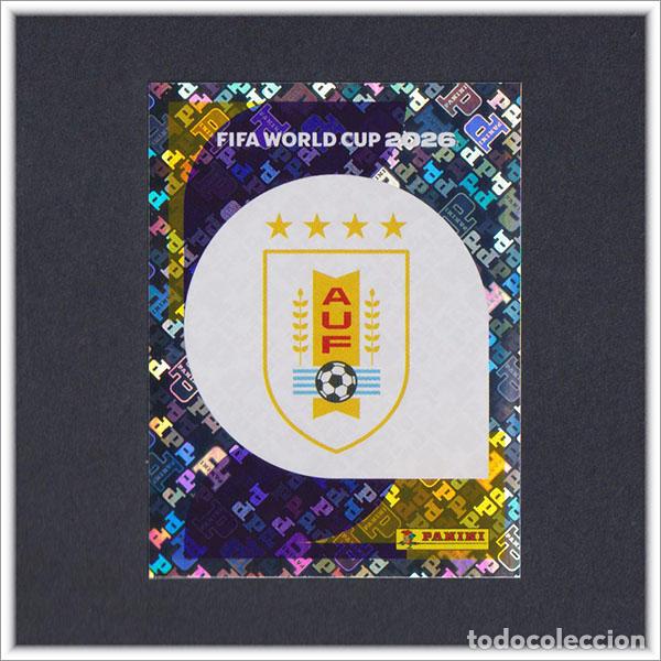 Football Stickers: FIFA WORLD CUP 2026 26 MUNDIAL PANINI ESCUDO URU 1 URUGUAY COLECCI&Oacute;N ALBUM LIGA STICKER