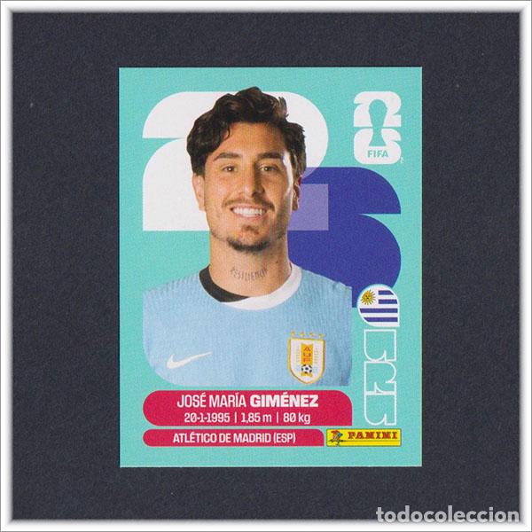 Cromos de F&uacute;tbol: FIFA WORLD CUP 2026 26 MUNDIAL PANINI GIMENEZ URU 5 URUGUAY COLECCI&Oacute;N ALBUM LIGA STICKER