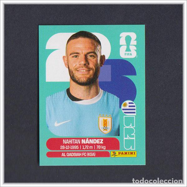 Cromos de F&uacute;tbol: FIFA WORLD CUP 2026 26 MUNDIAL PANINI NANDEZ URU 9 URUGUAY COLECCI&Oacute;N ALBUM LIGA STICKER