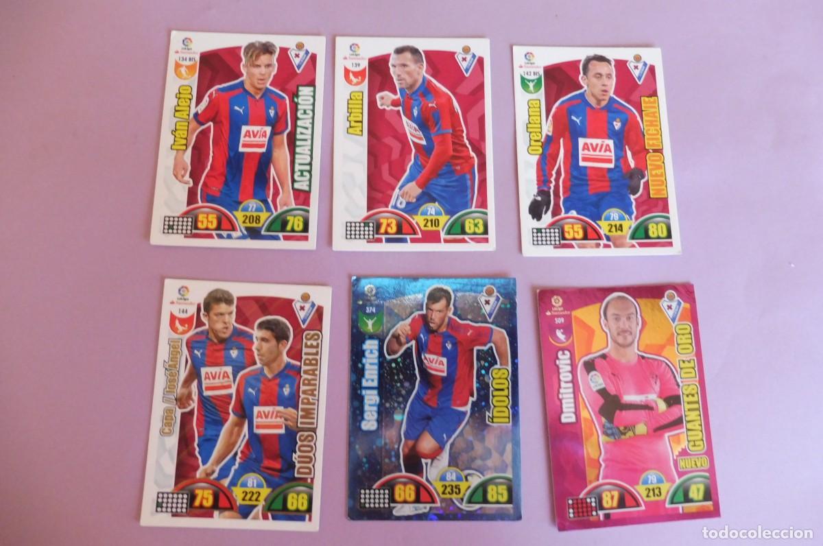Cromos de F&uacute;tbol: 6 CROMOS PANINI ADRENALYN - LIGA SANTANDER 2017/18 - S.D. EIBAR - ver descripci&oacute;n y fotos