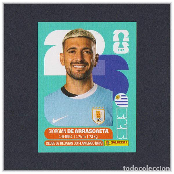 Cromos de F&uacute;tbol: FIFA WORLD CUP 2026 26 MUNDIAL PANINI DE ARRASCAETA URU 11 URUGUAY COLECCI&Oacute;N ALBUM LIGA STICKER