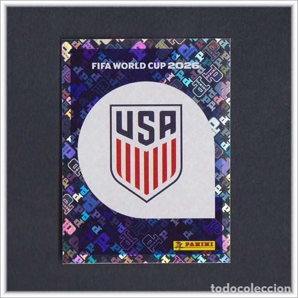 Figurine di Calcio: FIFA WORLD CUP 2026 26 MUNDIAL PANINI ESCUDO USA 1 ESTADOS UNIDOS EEUU COLECCI&Oacute;N LIGA STICKER
