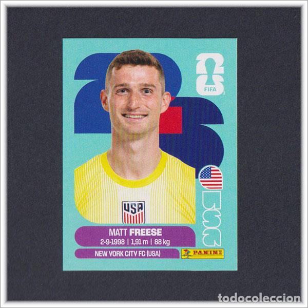Figurine di Calcio: FIFA WORLD CUP 2026 26 MUNDIAL PANINI FREESE USA 2 ESTADOS UNIDOS EEUU COLECCI&Oacute;N LIGA STICKER