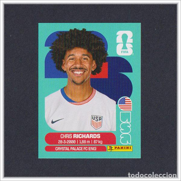 Figurine di Calcio: FIFA WORLD CUP 2026 26 MUNDIAL PANINI RICHARDS USA 3 ESTADOS UNIDOS EEUU COLECCI&Oacute;N LIGA STICKER