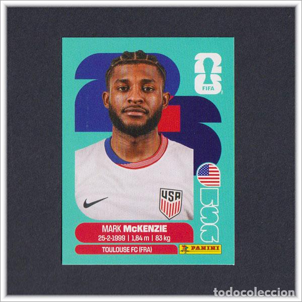 Figurine di Calcio: FIFA WORLD CUP 2026 26 MUNDIAL PANINI MCKENZIE USA 5 ESTADOS UNIDOS EEUU COLECCI&Oacute;N LIGA STICKER