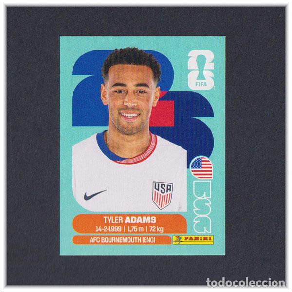 Figurine di Calcio: FIFA WORLD CUP 2026 26 MUNDIAL PANINI TYLER ADAMS USA 8 ESTADOS UNIDOS EEUU COLECCI&Oacute;N LIGA STICKER