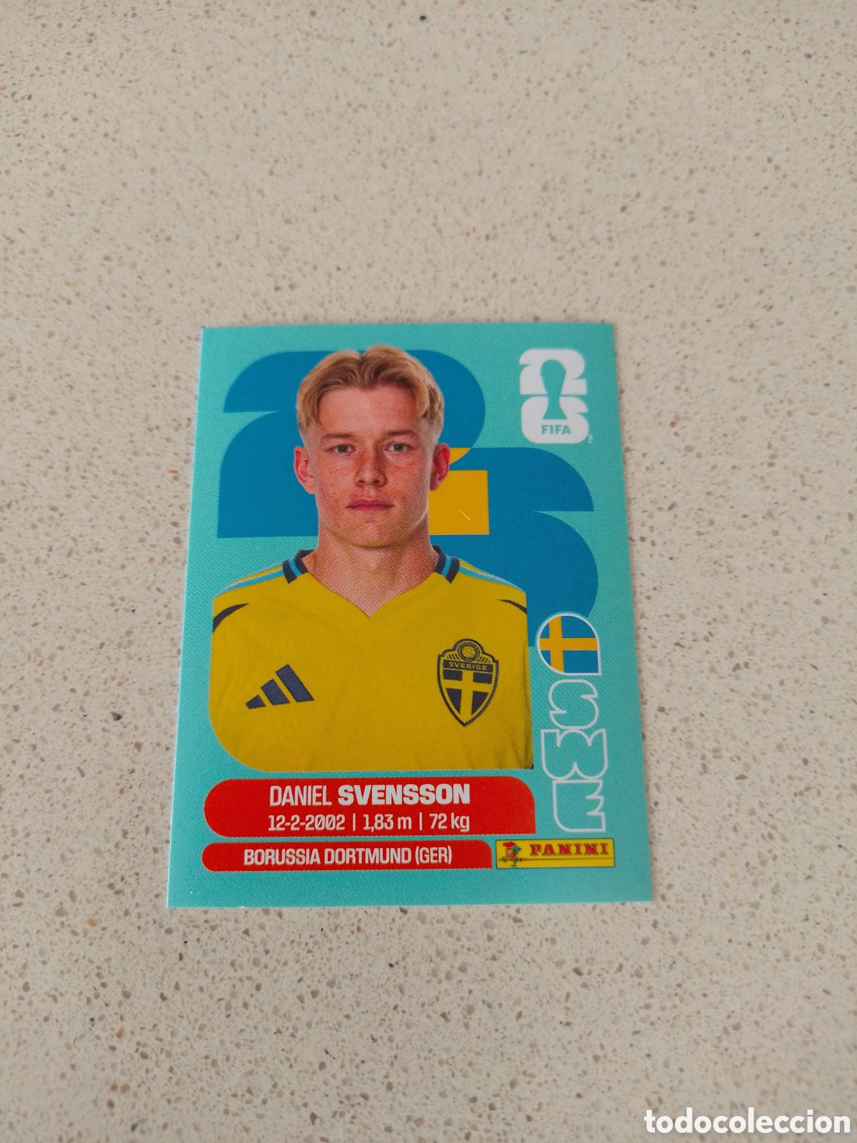 Figurine di Calcio: CROMO NUMERO 14 SVENSSON SUECIA. MUNDIAL 2026. PANINI.