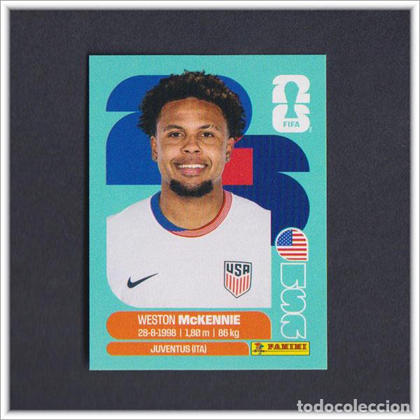 Figurine di Calcio: FIFA WORLD CUP 2026 26 MUNDIAL PANINI MCKENNIE USA 10 ESTADOS UNIDOS EEUU COLECCI&Oacute;N LIGA STICKER