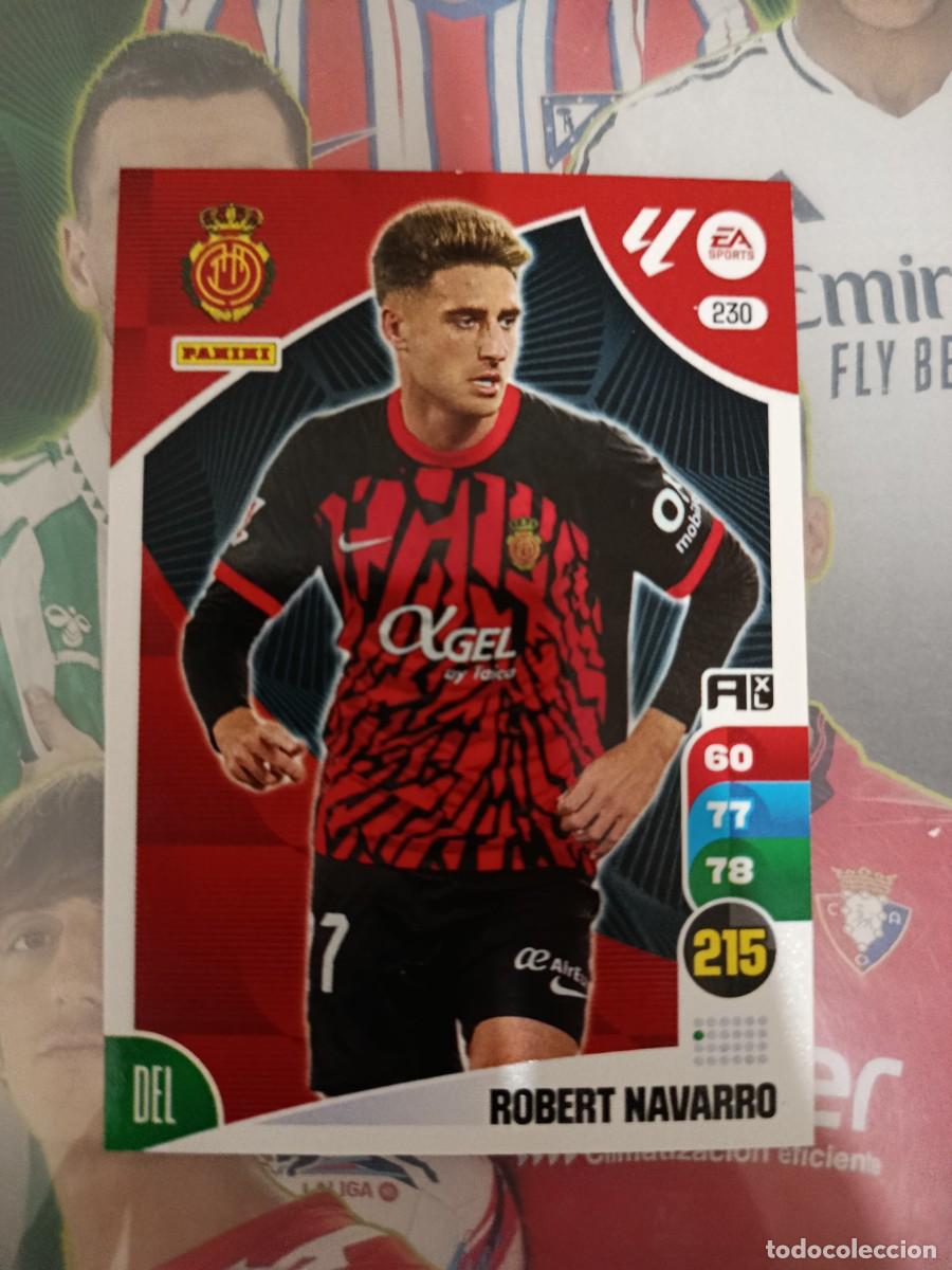 Cromos de F&uacute;tbol: Adrenalyn 24/25. 230- Robert Navarro. Real Mallorca.