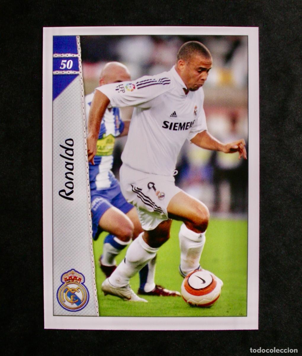 Cromos de F&uacute;tbol: 50 RONALDO REAL MADRID / FICHAS DE LA LIGA 2006 2007 06 07 / MUNDICROMO