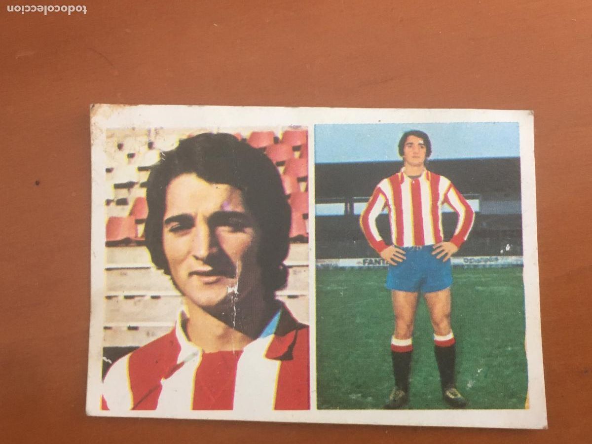 Cromos de F&uacute;tbol: redondo sporting gijon cromo 321 campeonato nacional liga futbol 1976 1977 76 77 fher nunca pegado