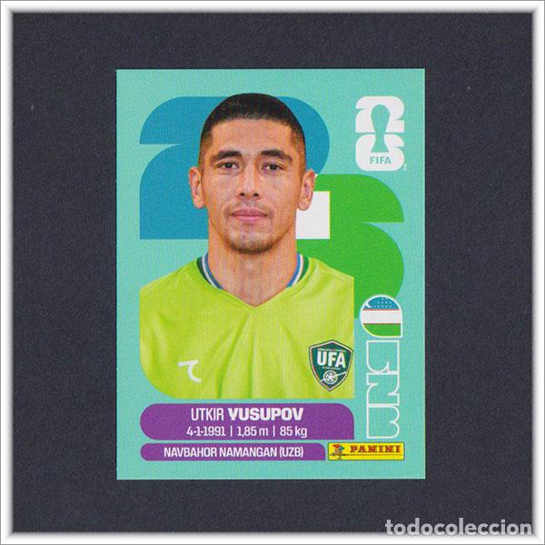 Cromos de F&uacute;tbol: FIFA WORLD CUP 2026 26 MUNDIAL PANINI YUSUPOV UZB 2 UZBEKIST&Aacute;N COLECCI&Oacute;N ALBUM LIGA STICKER