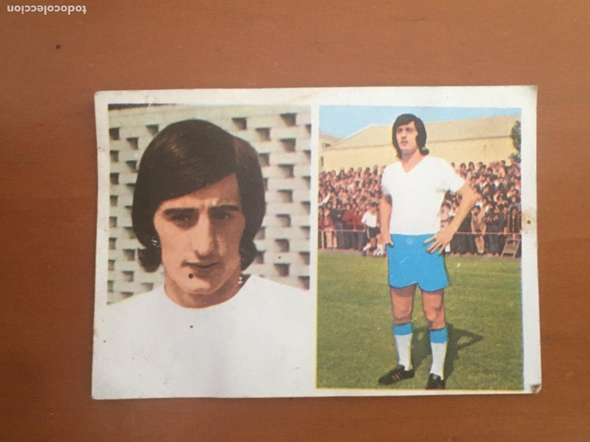 Cromos de F&uacute;tbol: juanjo zaragoza cromo 206 campeonato nacional liga futbol 1976 1977 76 77 fher nunca pegado
