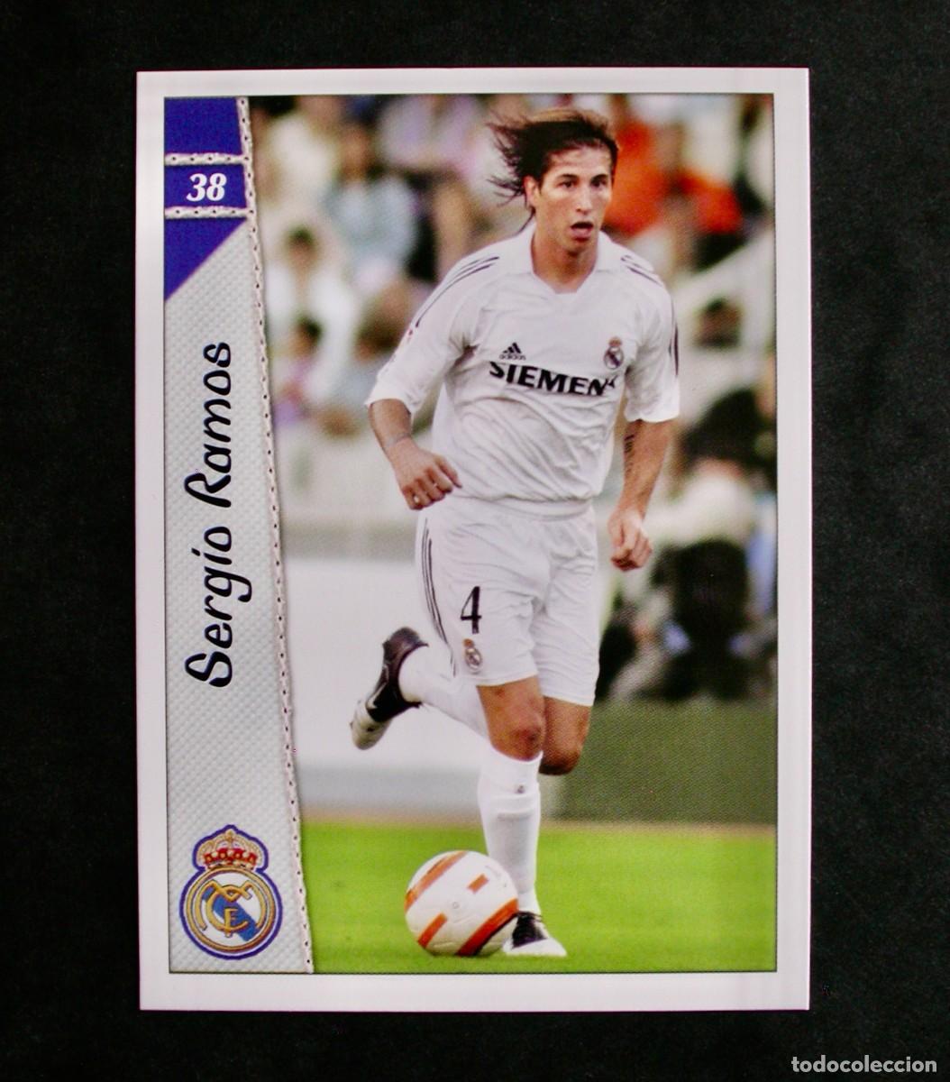Cromos de F&uacute;tbol: 38 SERGIO RAMOS REAL MADRID / FICHAS DE LA LIGA 2006 2007 06 07 / MUNDICROMO