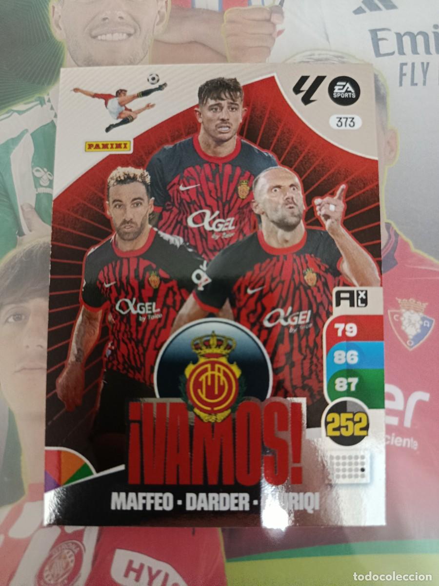 Cromos de F&uacute;tbol: Adrenalyn 24/25. 373- Vamos. Real Mallorca.