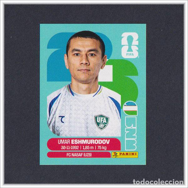 Cromos de F&uacute;tbol: FIFA WORLD CUP 2026 26 MUNDIAL PANINI ESHMURODOV UZB 5 UZBEKIST&Aacute;N COLECCI&Oacute;N ALBUM LIGA STICKER