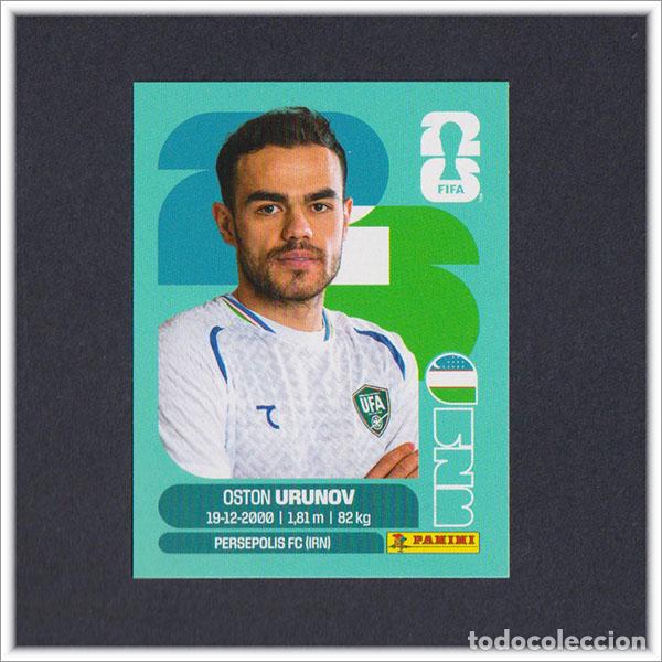 Cromos de F&uacute;tbol: FIFA WORLD CUP 2026 26 MUNDIAL PANINI URUNOV UZB 17 UZBEKIST&Aacute;N ALBUM COLECCI&Oacute;N LIGA STICKER