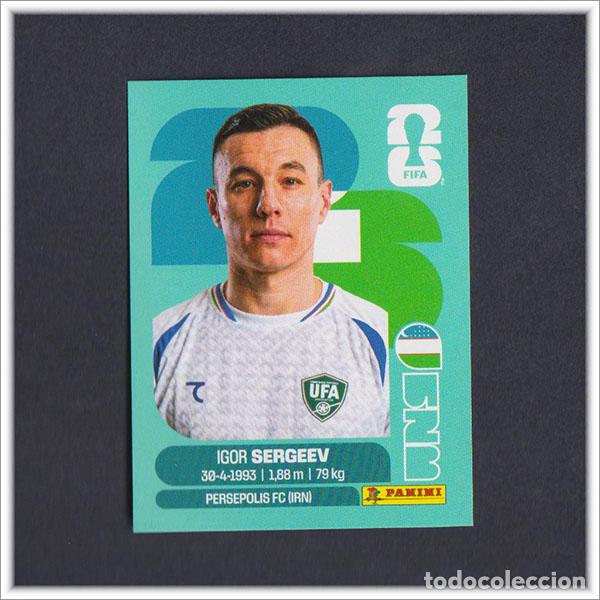 Cromos de F&uacute;tbol: FIFA WORLD CUP 2026 26 MUNDIAL PANINI SERGEEV UZB 19 UZBEKIST&Aacute;N ALBUM COLECCI&Oacute;N LIGA STICKER