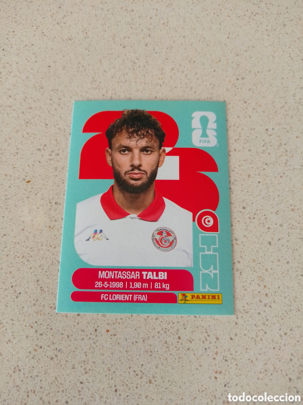 Cromos de Futebol: CROMO NUMERO 5 TALBI TUNEZ. MUNDIAL 2026. PANINI.