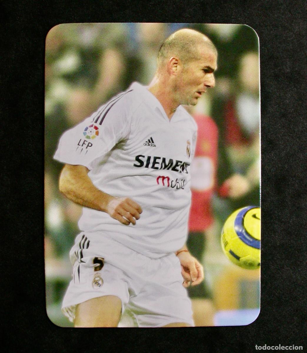 Cromos de Futebol: 547 ZIDANE EL + CREATIVO / FICHAS DE LA LIGA 2005 2006 05 06 / MUNDICROMO