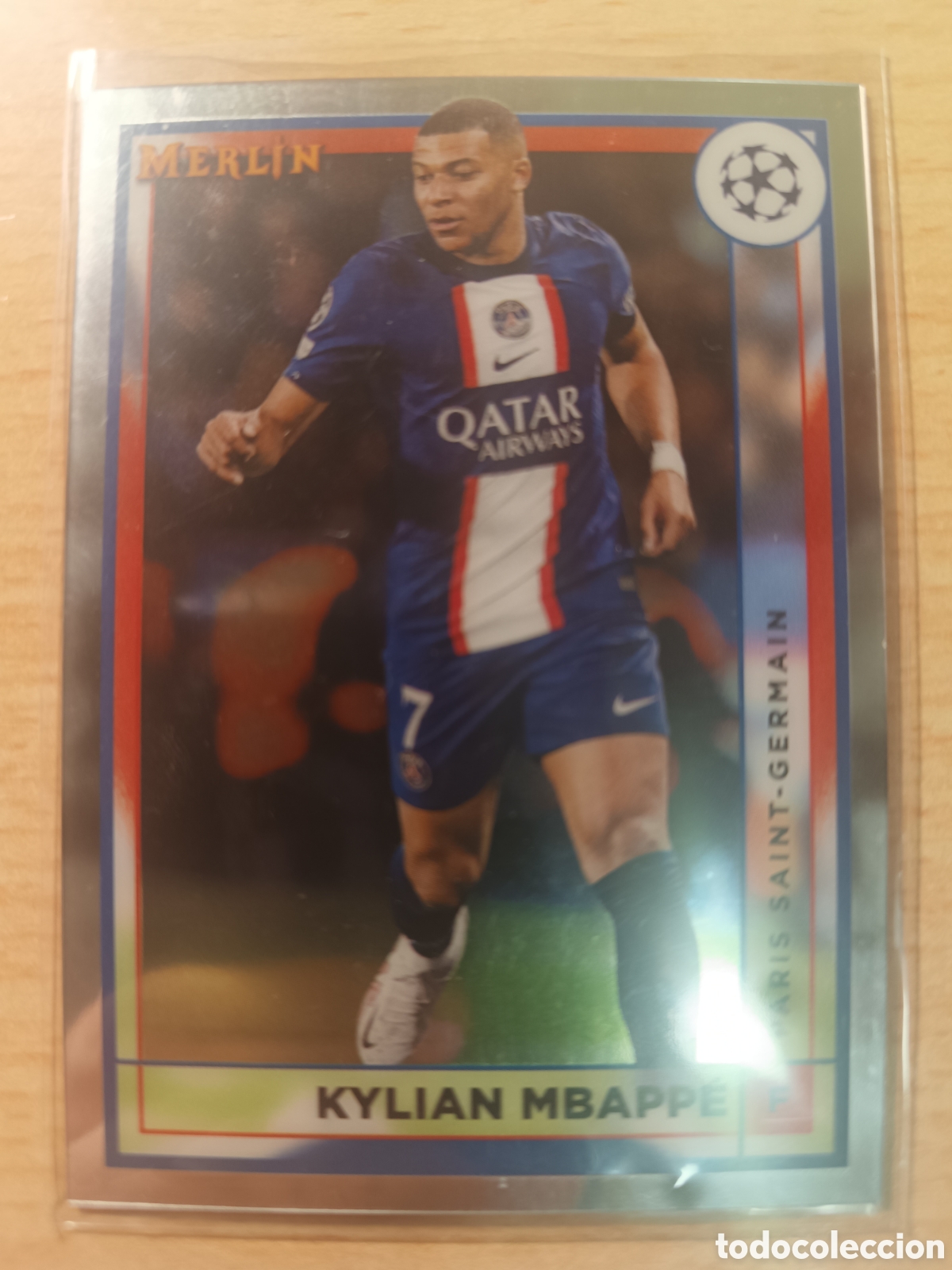Cromos de F&uacute;tbol: 105 KYLIAN MBAPPE PARIS SAINT GERMAIN PSG MERLIN 2022 2023 TOPPS 22 23