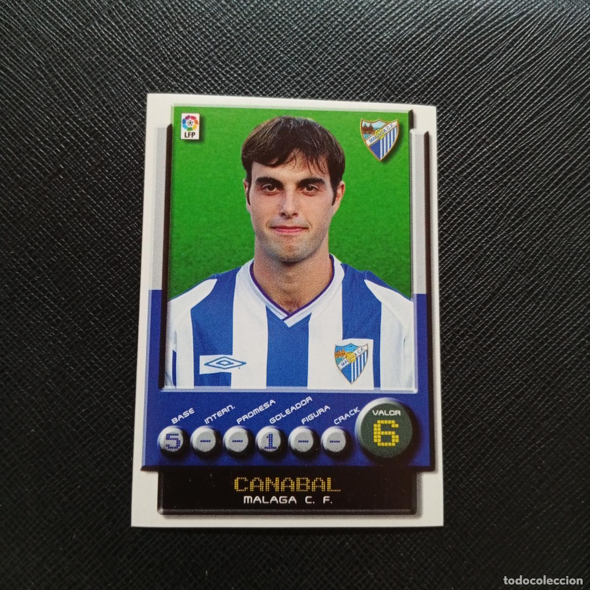 Football Stickers: 198 CANABAL MALAGA PANINI 2001 2002 CROMO FUTBOL 01 02 LIGA - SIN PEGAR - A208 PG82