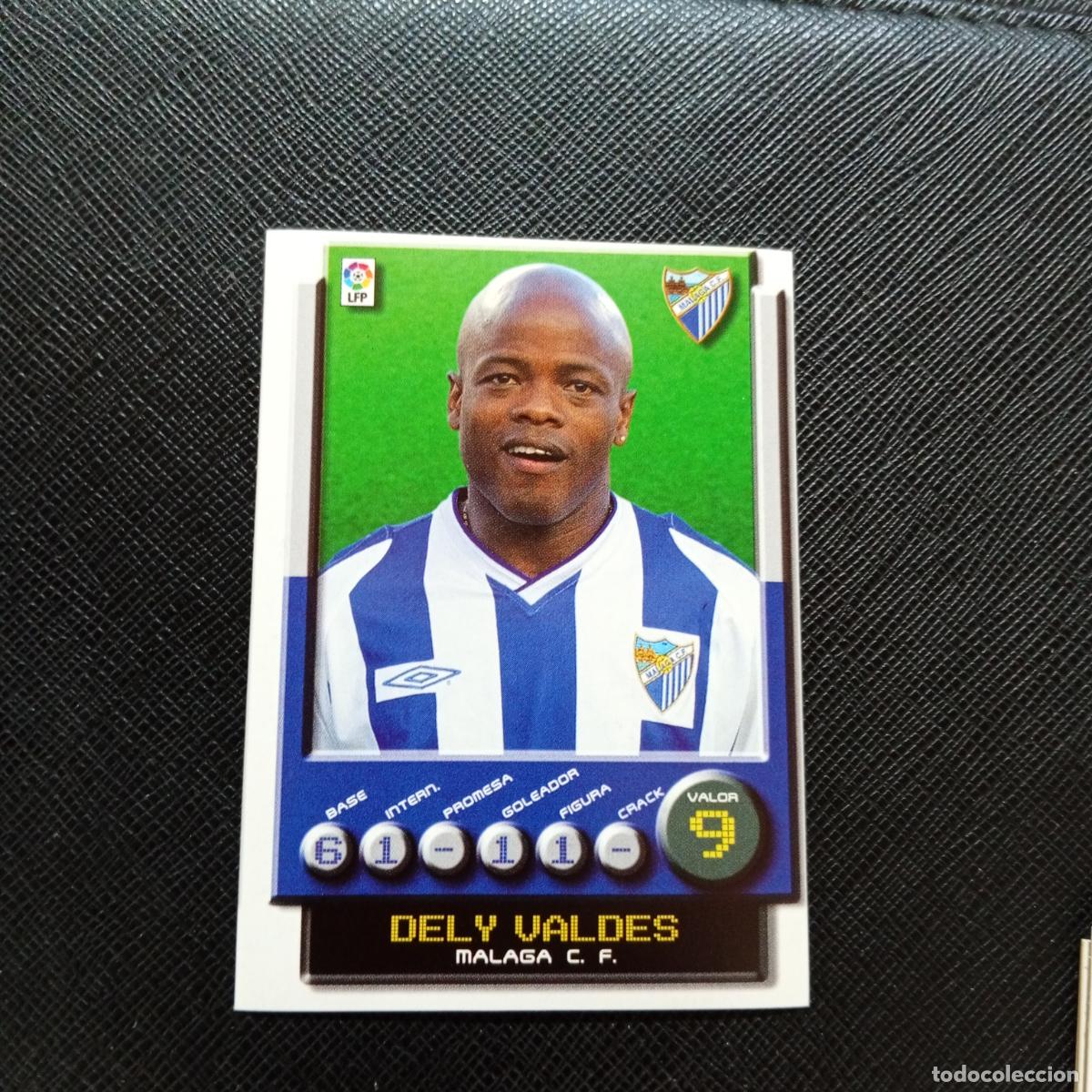 Cromos de F&uacute;tbol: 199 DELY VALDES MALAGA PANINI 2001 2002 CROMO FUTBOL 01 02 LIGA - SIN PEGAR - A208 PG100
