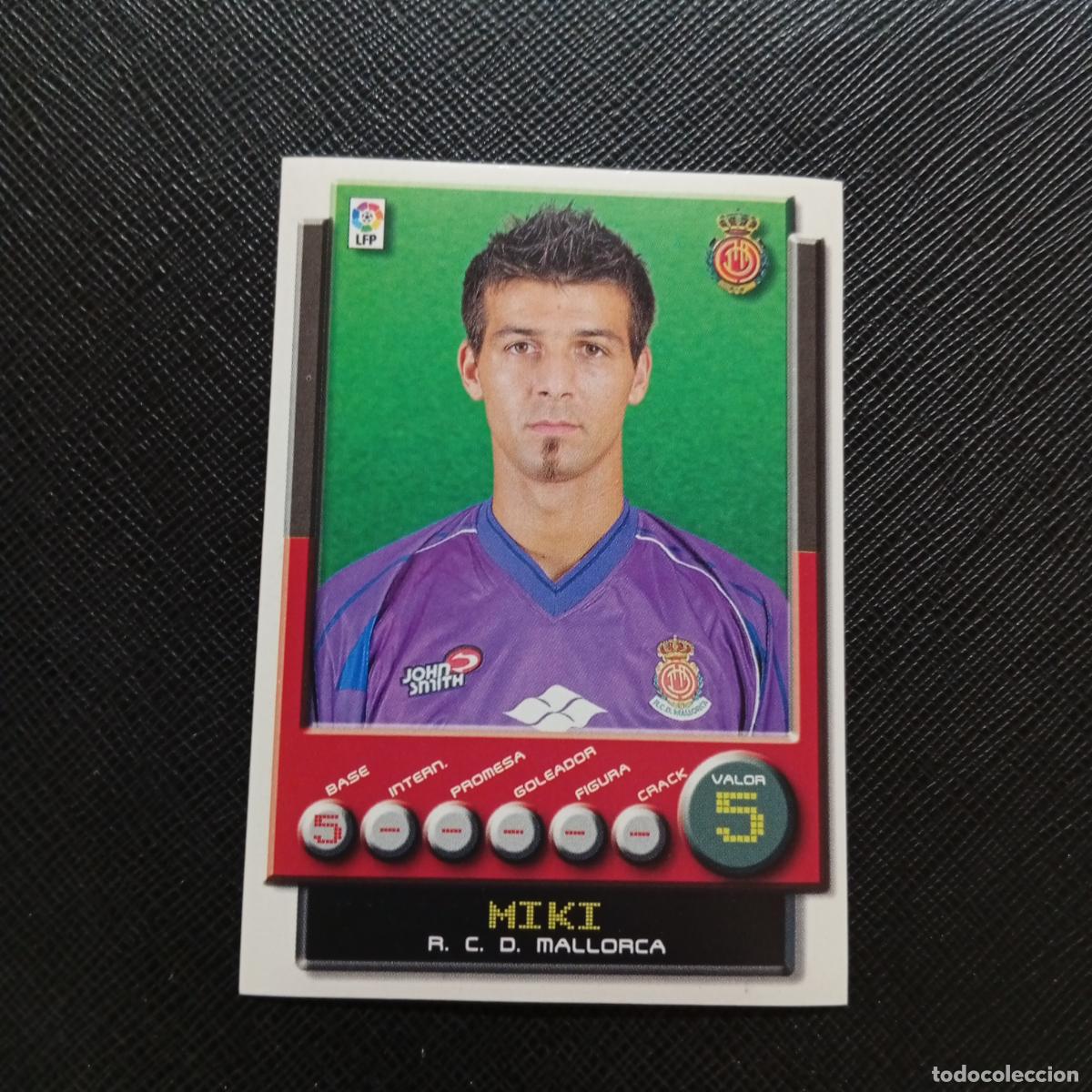 Cromos de F&uacute;tbol: 202 MIKI MALLORCA PANINI 2001 2002 CROMO FUTBOL 01 02 LIGA - SIN PEGAR - A208 PG100