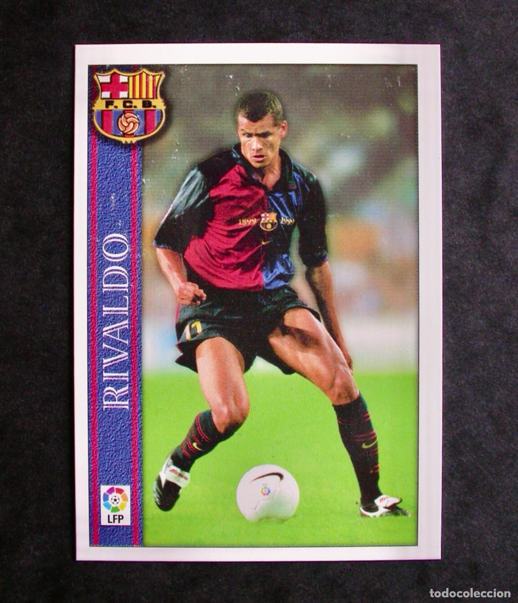 Cromos de F&uacute;tbol: N&ordm; 40 RIVALDO DEL F.C. BARCELONA DE LAS FICHAS DE LA LIGA 2000 2001 DE MUNDICROMO
