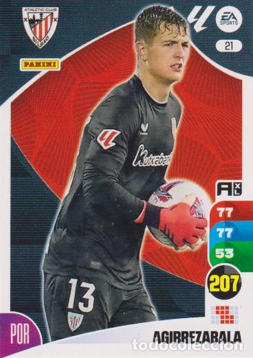 Cromos de F&uacute;tbol: ADRENALYN 2024-25 N&ordm;21 &ndash; ATHLETIC BILBAO &ndash; AGIRREZABALA