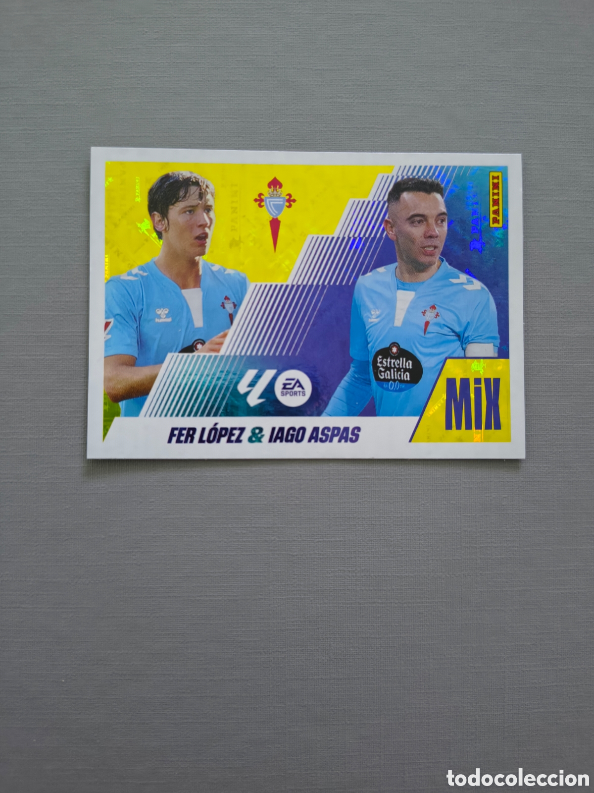 Cromos de F&uacute;tbol: LALIGA ESTE EA SPORTS 25 26 ALBUM PANINI MIX N 8 FER L&Oacute;PEZ - IAGO ASPAS&nbsp;