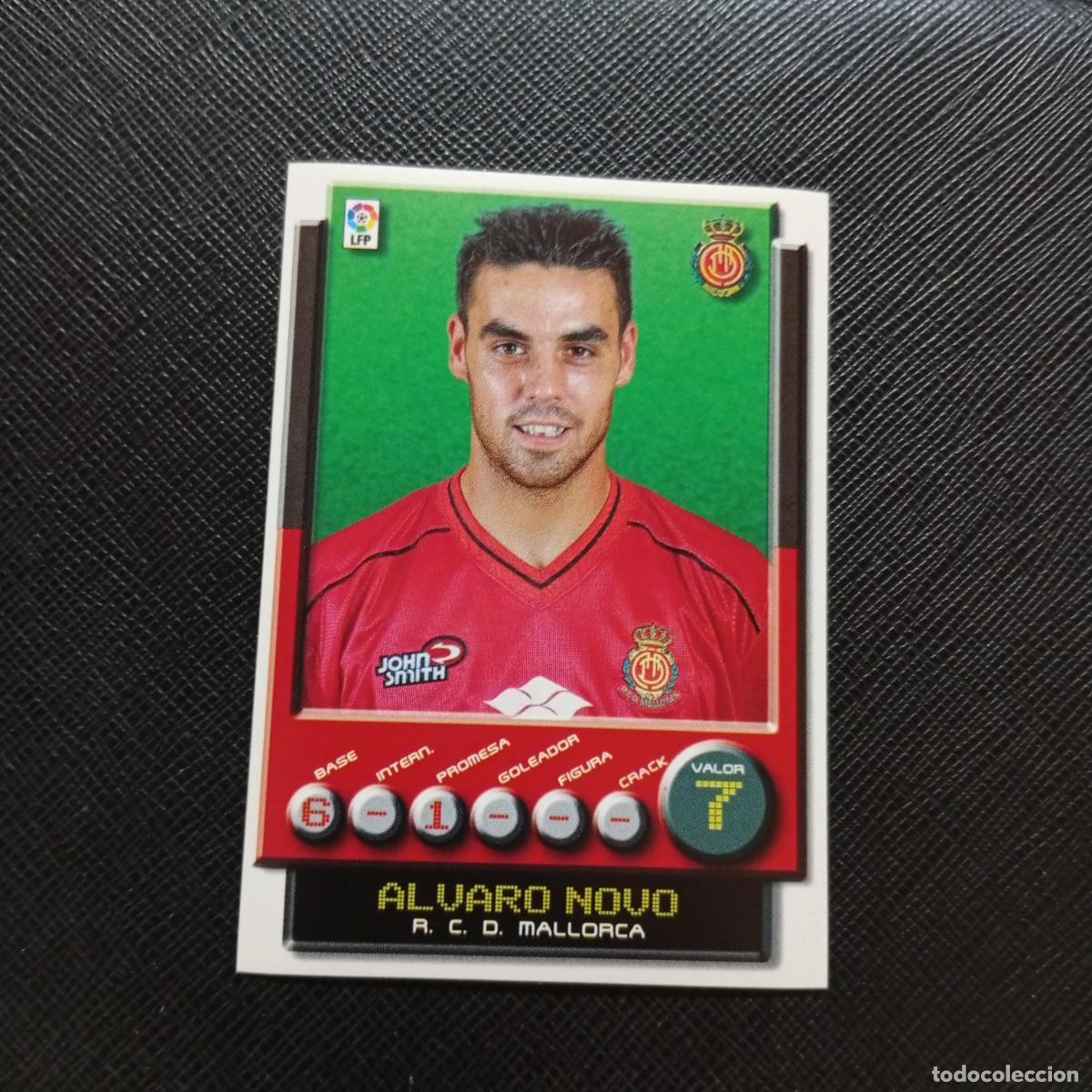 Cromos de F&uacute;tbol: 214 ALVARO NOVO MALLORCA PANINI 2001 2002 CROMO FUTBOL 01 02 LIGA - SIN PEGAR - A208 PG100
