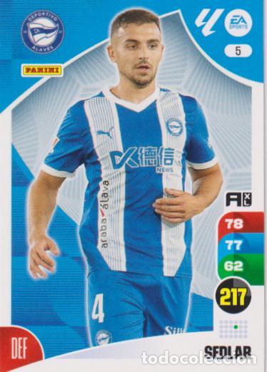 Cromos de F&uacute;tbol: ADRENALYN 2024-25 N&ordm;5 &ndash; D.ALAVES &ndash; SEDLAR