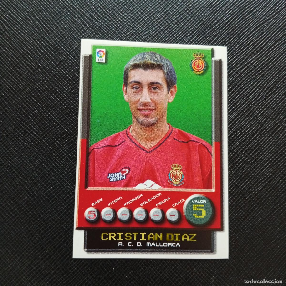 Cromos de F&uacute;tbol: 216 CRISTIAN DIAZ MALLORCA PANINI 2001 2002 CROMO FUTBOL 01 02 LIGA - SIN PEGAR - A208 PG100