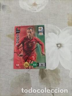 Football Stickers: Cromo futbol firmado Duda