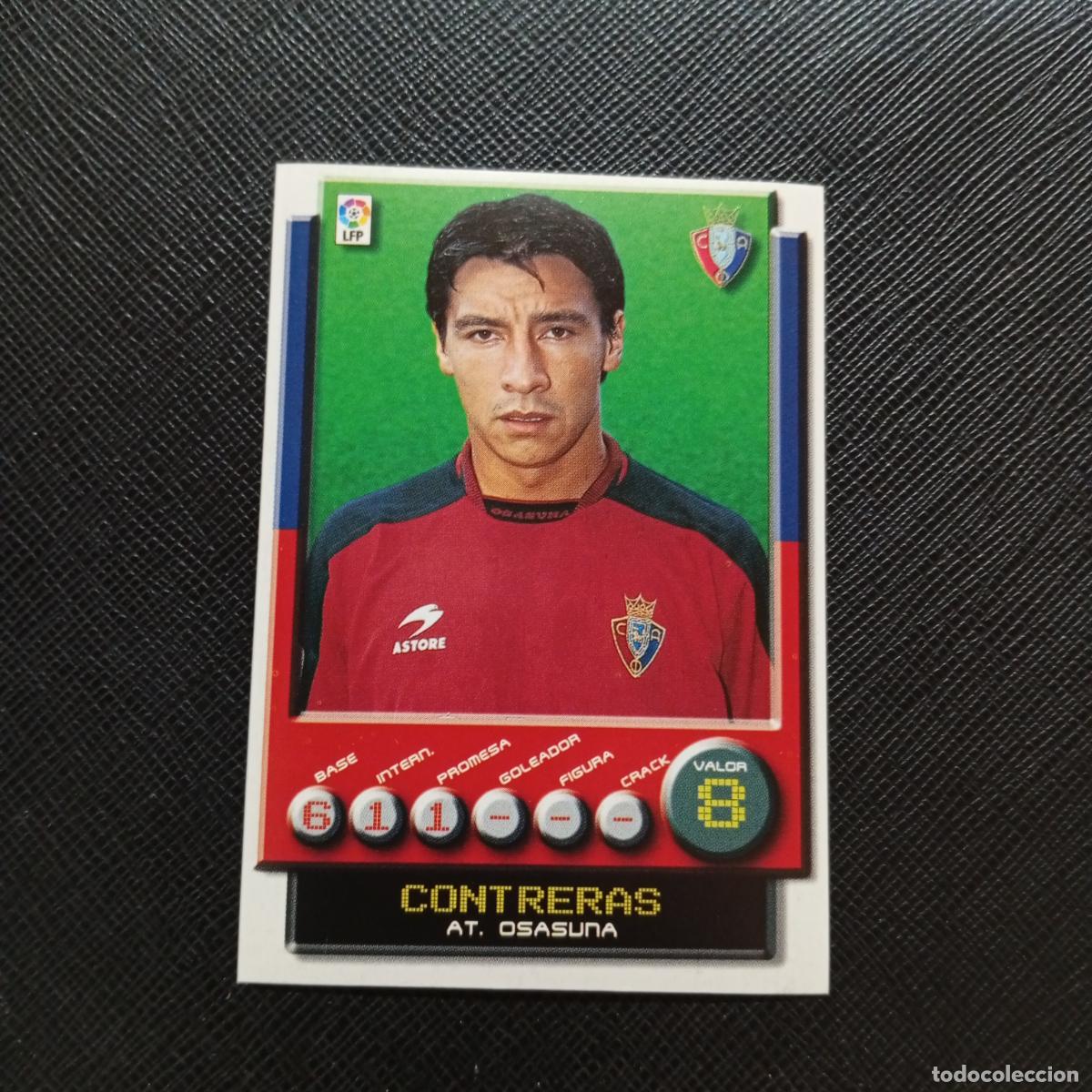 Cromos de F&uacute;tbol: 227 CONTRERAS OSASUNA PANINI 2001 2002 CROMO FUTBOL 01 02 LIGA - SIN PEGAR - A208 PG109
