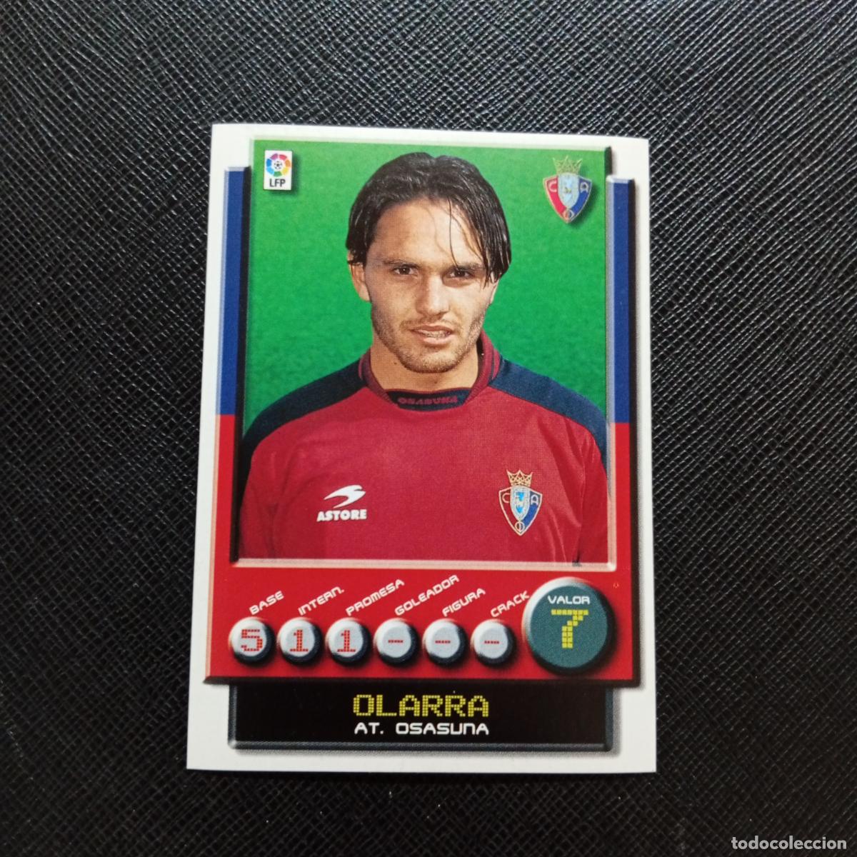 Cromos de F&uacute;tbol: 228 OLARRA OSASUNA PANINI 2001 2002 CROMO FUTBOL 01 02 LIGA - SIN PEGAR - A208 PG109