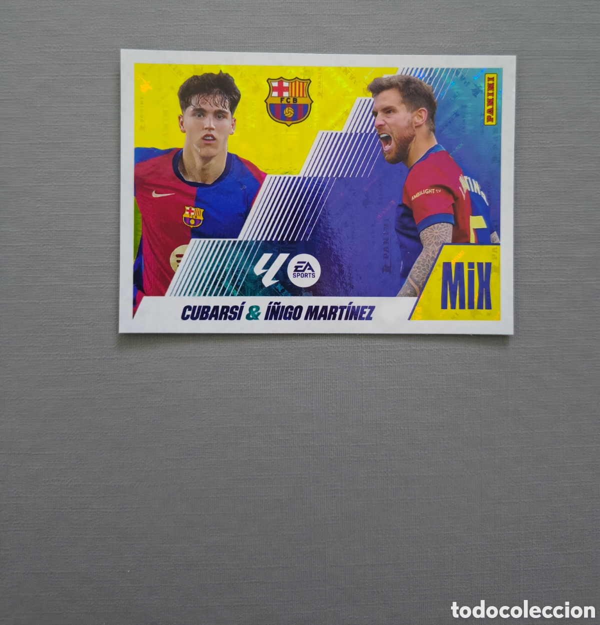 Cromos de F&uacute;tbol: LALIGA ESTE 2025 2026 EA SPORTS 25 26 ALBUM PANINI MIX N 4 FC BARCELONA CUBARSI / I&Ntilde;IGO MART&Iacute;NEZ&nbsp;