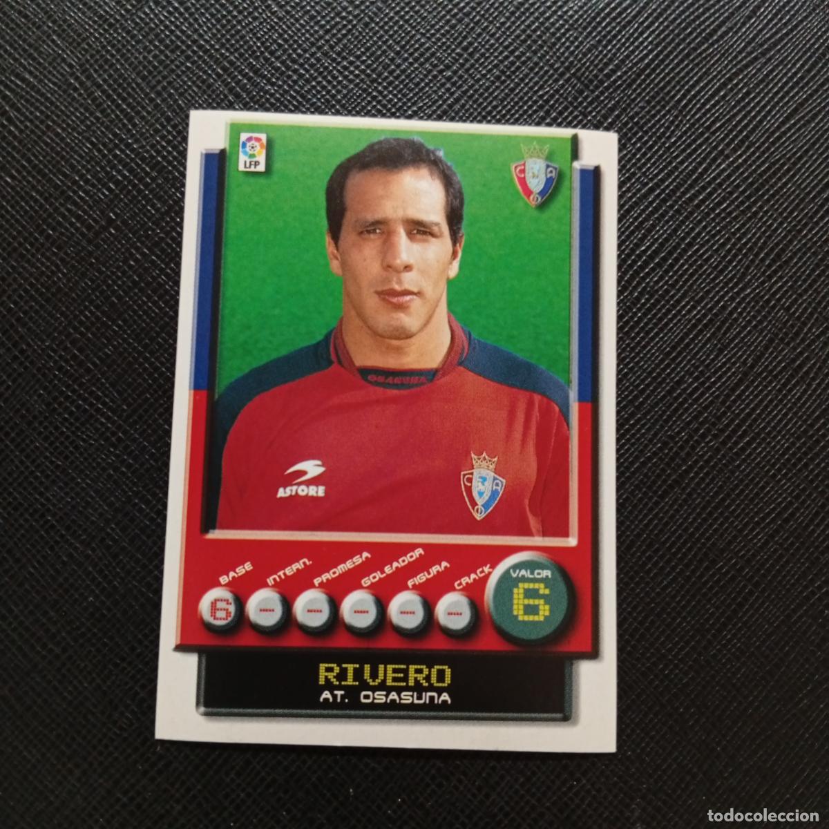Cromos de F&uacute;tbol: 231 RIVERO OSASUNA PANINI 2001 2002 CROMO FUTBOL 01 02 LIGA - SIN PEGAR - A208 PG109