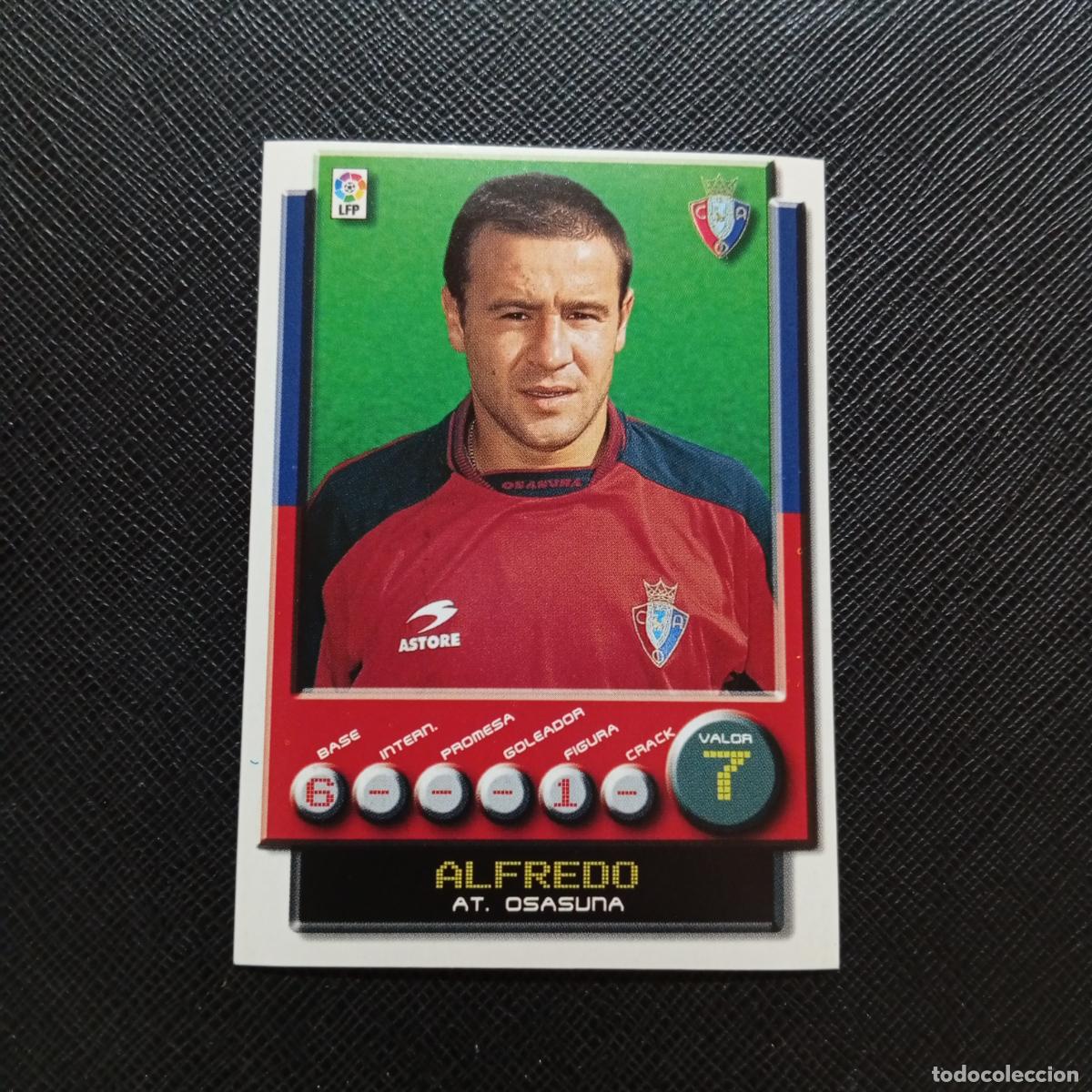 Cromos de F&uacute;tbol: 233 ALFREDO OSASUNA PANINI 2001 2002 CROMO FUTBOL 01 02 LIGA - SIN PEGAR - A208 PG109