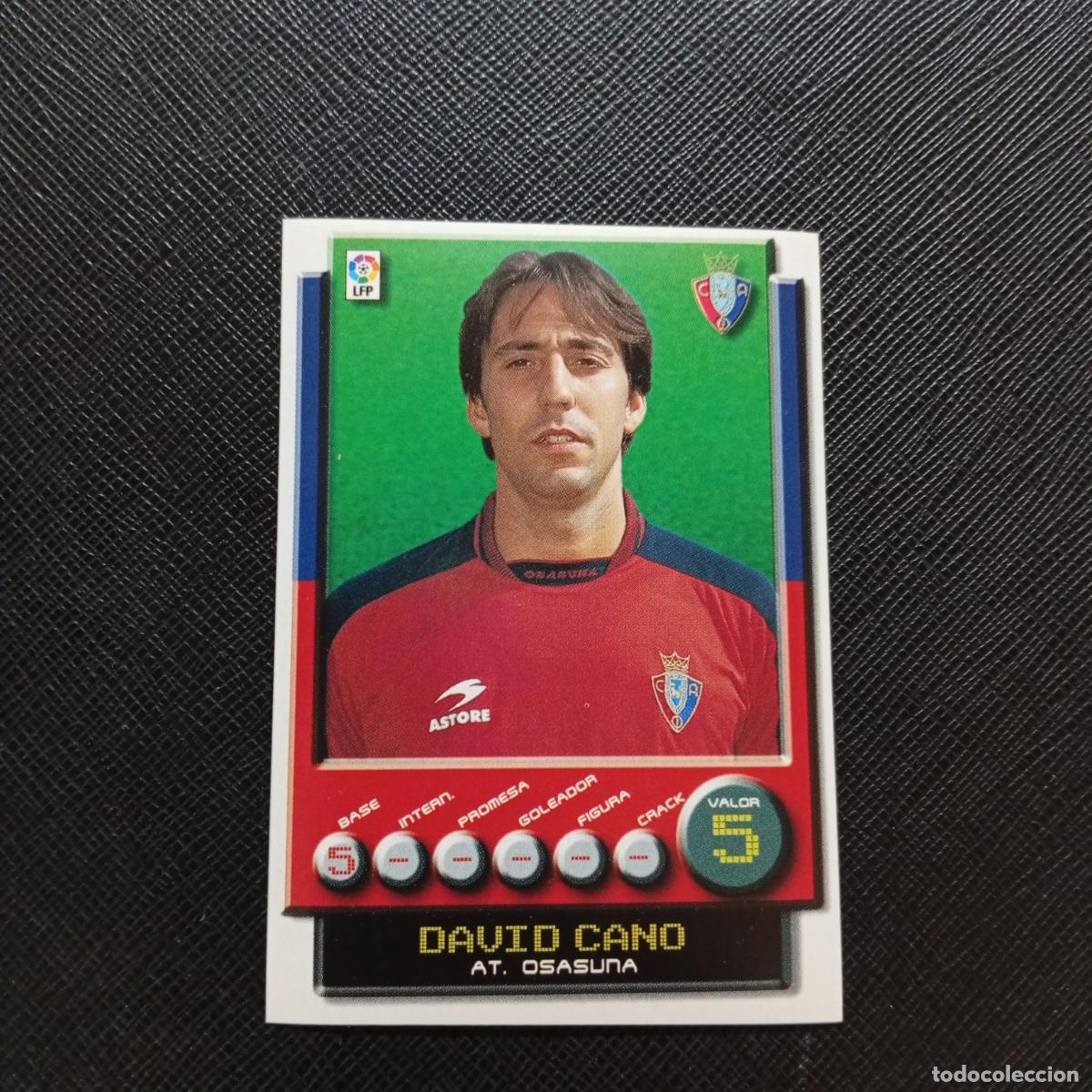 Cromos de F&uacute;tbol: 232 DAVID CANO OSASUNA PANINI 2001 2002 CROMO FUTBOL 01 02 LIGA - SIN PEGAR - A208 PG109