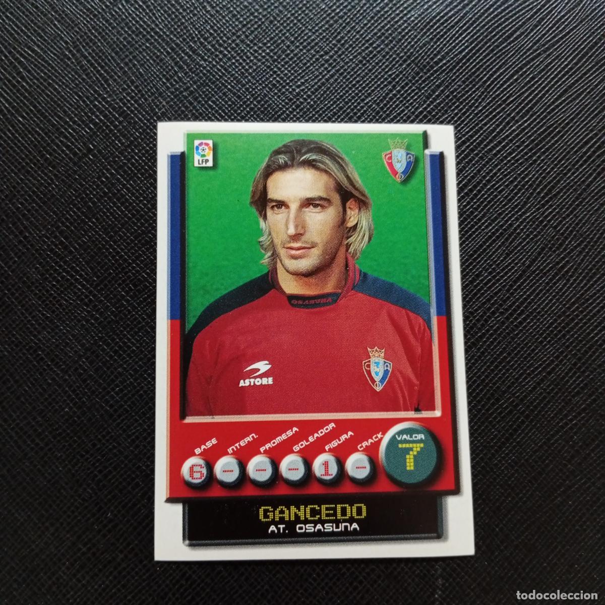 Cromos de F&uacute;tbol: 234 GANCEDO OSASUNA PANINI 2001 2002 CROMO FUTBOL 01 02 LIGA - SIN PEGAR - A208 PG109