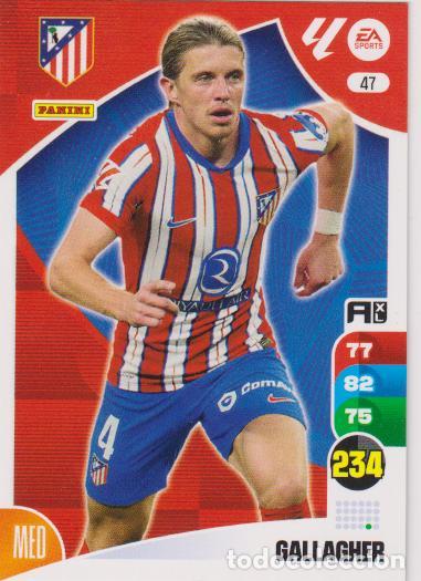 Cromos de F&uacute;tbol: ADRENALYN 2024-25 N&ordm;47 &ndash; ATLETIC MADRID &ndash; GALLAGHER