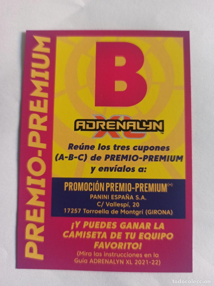 Football Stickers: LETRA B PREMIO PREMIUM ADRENALYN LIGA 2021 2022 21 22