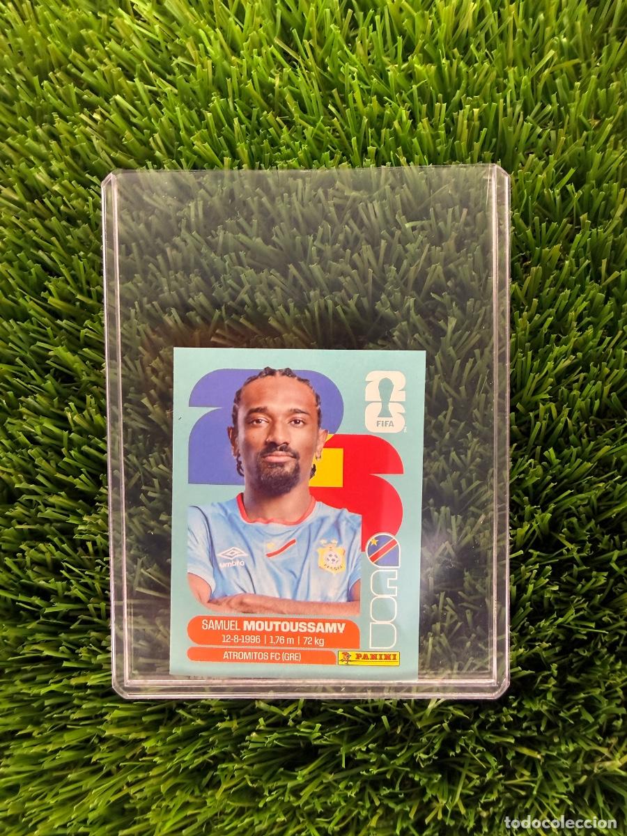 Cromos de F&uacute;tbol: N&ordm; COD11 Samuel Moutoussamy RD Congo Mundial 2026 Stickers