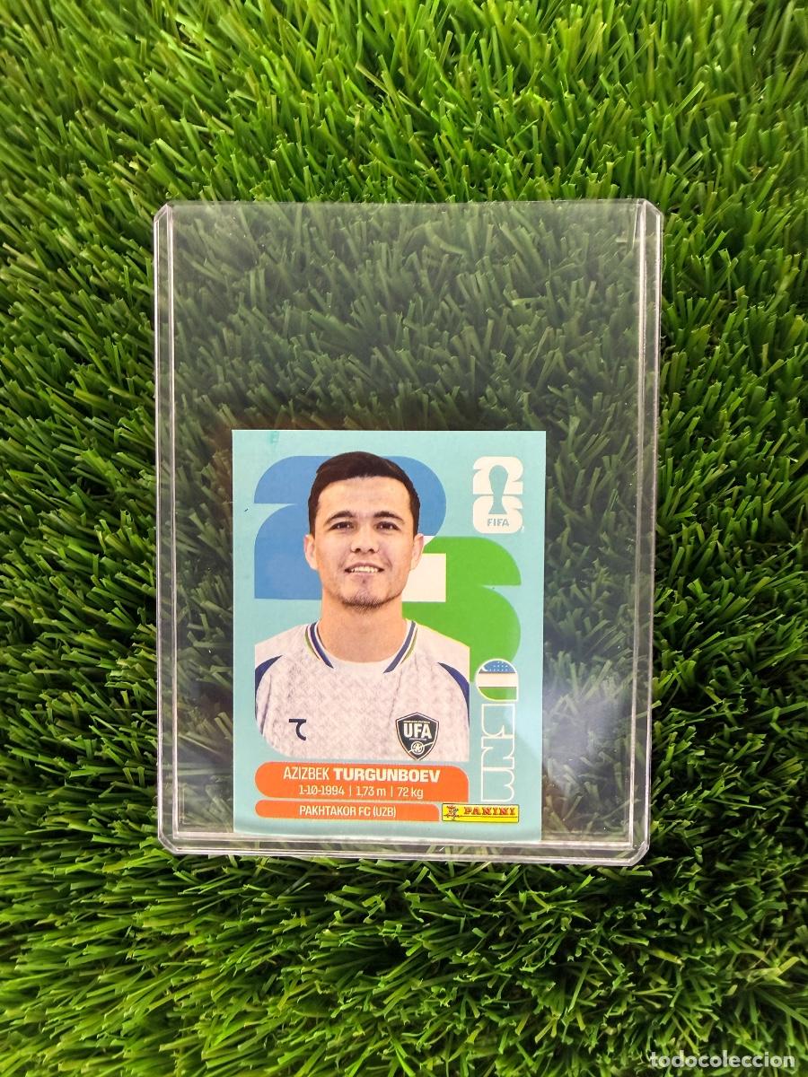 Figurine di Calcio: N&ordm; UZB14 Azizbek Turgunboev Uzbekist&aacute;n Mundial 2026 Stickers