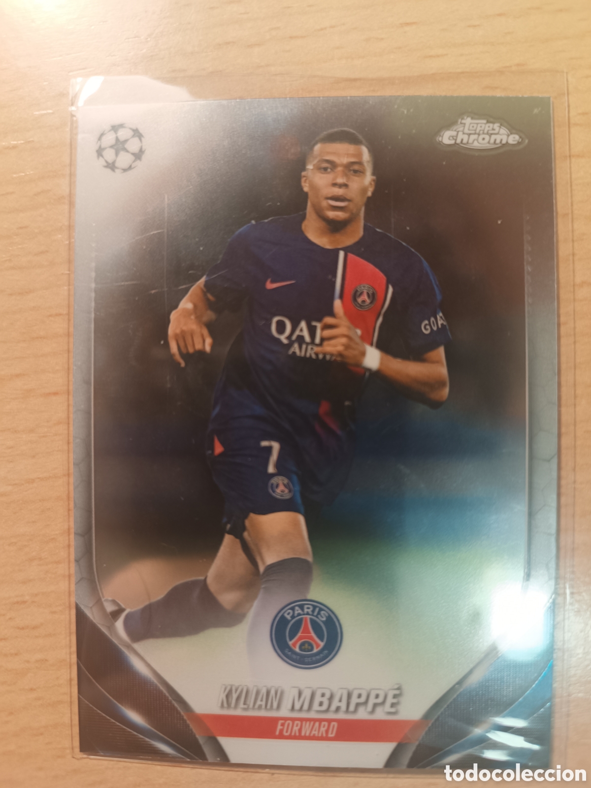 Cromos de F&uacute;tbol: 21 KYLIAN MBAPPE TOPPS CHROME PARIS SAINT GERMAIN PSG 2023 2024 23 24