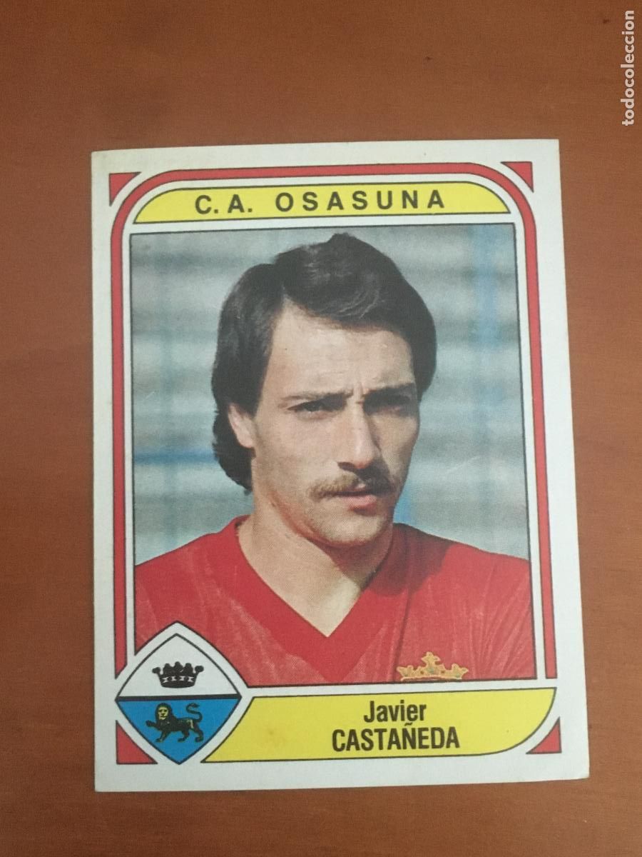Cromos de F&uacute;tbol: casta&ntilde;eda osasuna cromo n&ordm; 189 futbol 84 panini nunca pegado nuevo de sobre